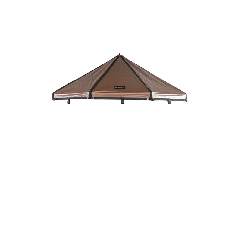 Pet Gazebo Replacement Canopy - Reversible - Brown/White, Polyethylene, 60" H x 60" W x 60" D