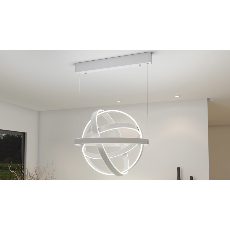 Ananke 6 - Light Dimmable LED Globe Chandelier