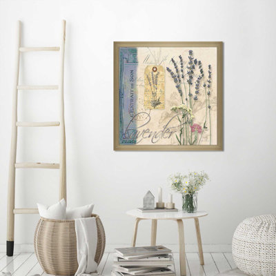 " Lavender " Textual Art Print