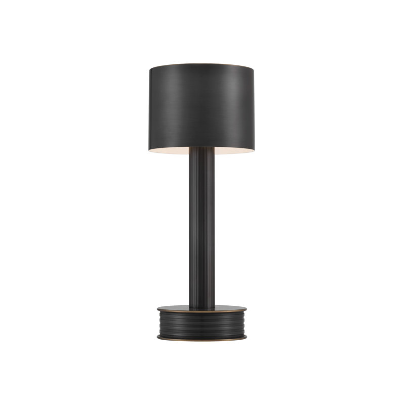 Lampe de table sans fil Traverse, Bronze frotté à l'huile
