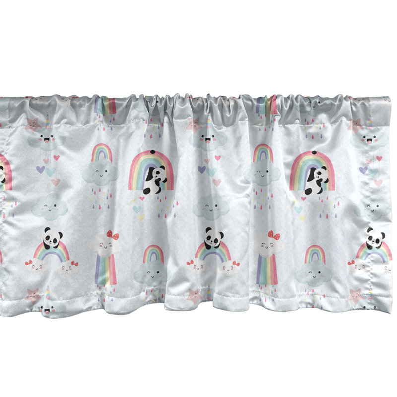 Multicolore Ambesonne Panda, L 54 po x L 12 po