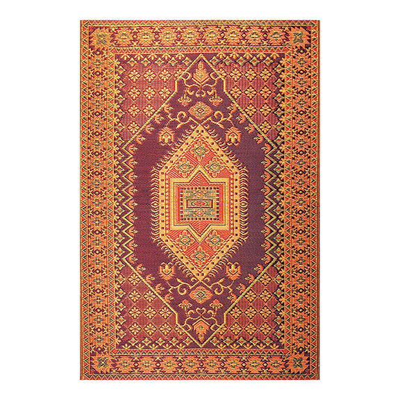 Tapis d'extérieur 8 pi x 10 pi, turc - rouille