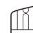 Clenon Metal Bed-695235015