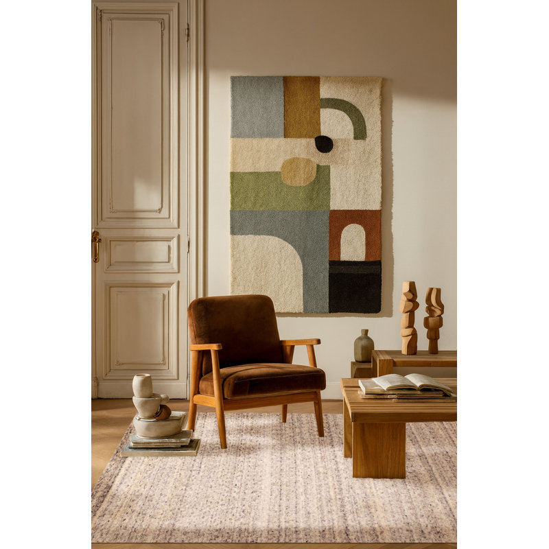 Tapis ivoire Cayla 8 pi 2 po x 9 pi 10 po