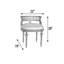 Tabouret de coiffeuse