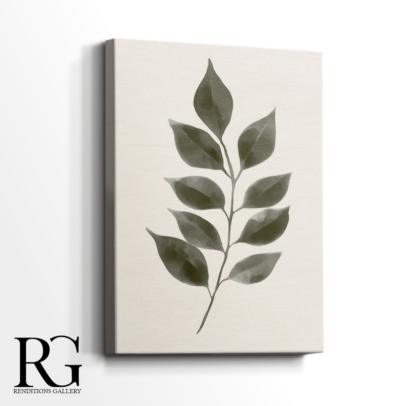 Floral LV Gallery Wrapped Canvas - Ready To Hang, 18" H x 12" W