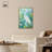 White Heron Blues Canvas Blue Floral Abstract Wall Art by Art Remedy-104325312-104325318