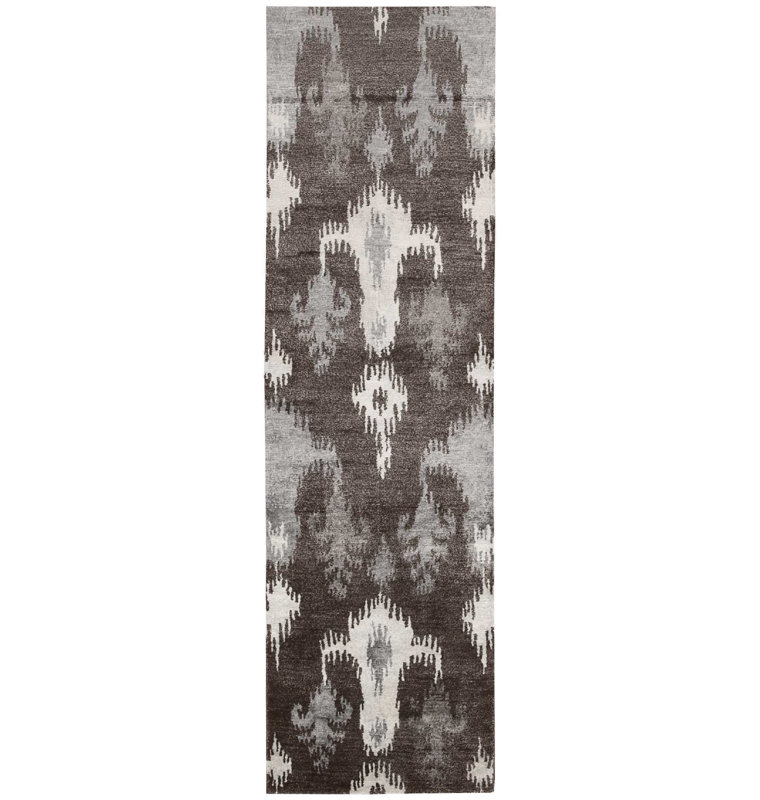 Hunterstown Wool Ikat Indoor Rug, Runner 2'3" x 8'