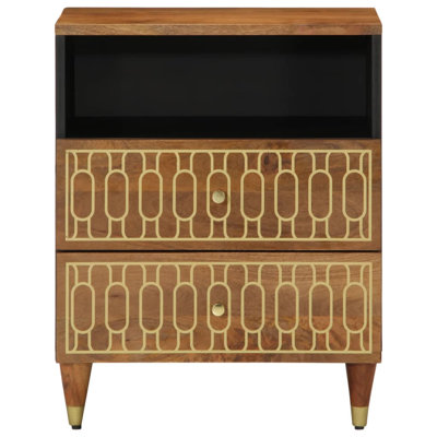 Abdulaleem 50 cm W Bedside Table