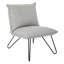 Chaise d'appoint en polyester 23,25 po Vada-30824917