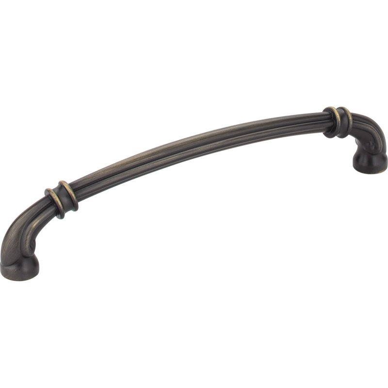 Lafayette Bar Pull, Antique Brushed Satin Brass, 6 5/16″