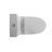Elongated Toilet, Ceramic, 1.1/1.6 , Comfort Height, White, & , Resilient Close Seat T039wt Ceramic Closely