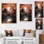 «Danari Japon Art Shrine At Twilight II», reproduction sur toile-1110301168-1110301169