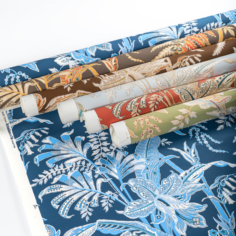 Manoir Seychelles 30' L x 36" W Wallpaper Roll, Taupe