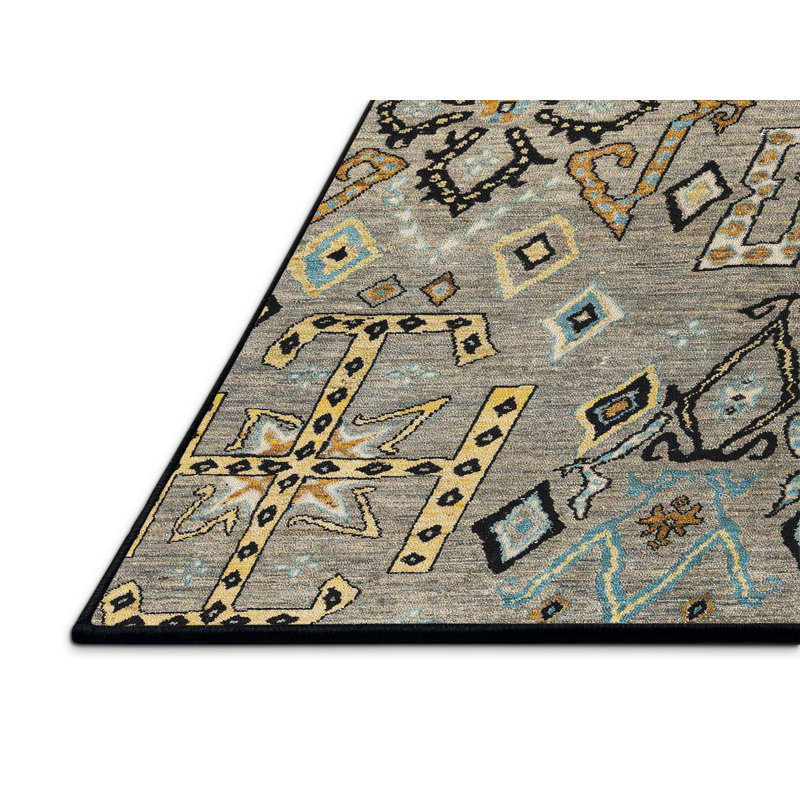 Abstract Indoor Rug, Rectangle 4' x 6'
