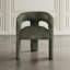 Ensemble de salle à manger à piédestal double 102 po Larson - table blanche avec chaises Forest-1054967602-1054967601