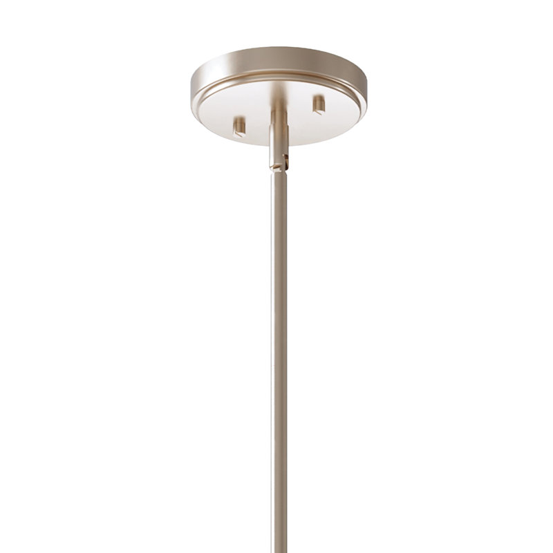 Mini-luminaire suspendu 1 litre Andrekia, Nickel poli
