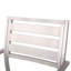 Chaise de salle à manger d'extérieur moderne en aluminium (ensemble de 2)