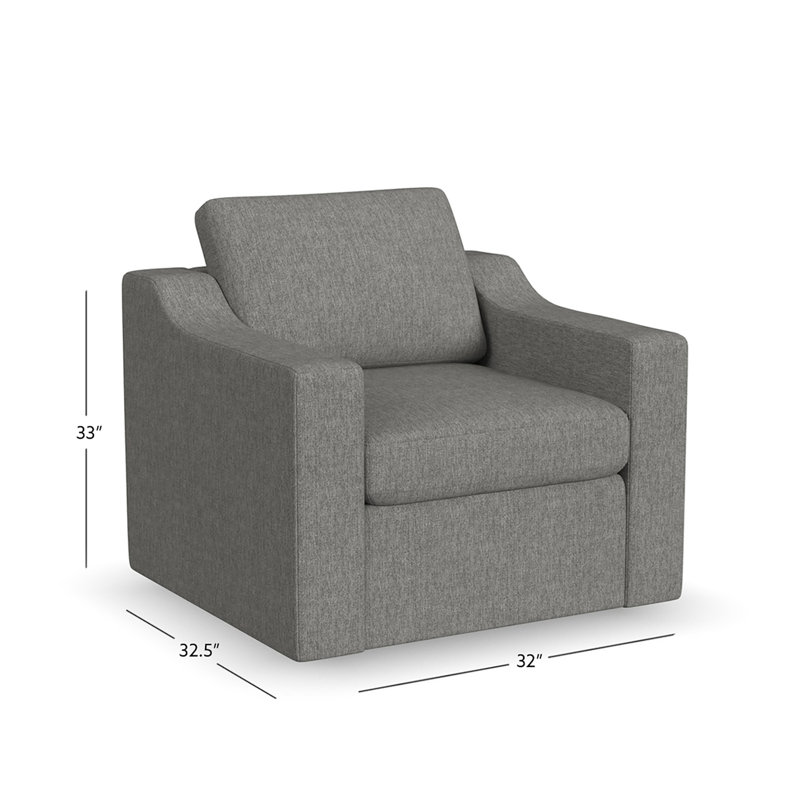 Fauteuil d'appoint 32 po Lockheart, Fumée