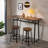 Northside Pine Metal Base Dining Table