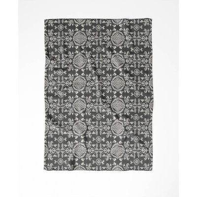Couverture en velours de velours vison Aubry