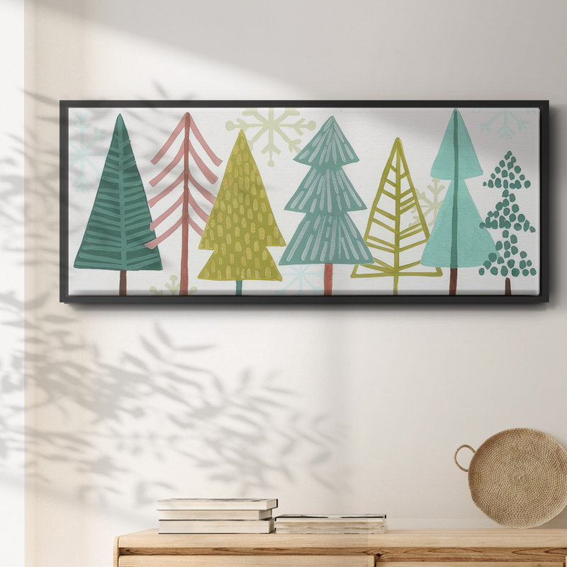 Collection Modern Holiday, toile encadrée, H 12 po x l 30 po