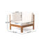 FAUTEUIL DE COIN BRAVA, BEIGE-450535326