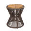 Table d'appoint d'extérieur Nara en bois d'acacia et corde tissée-2094742563-2094743516