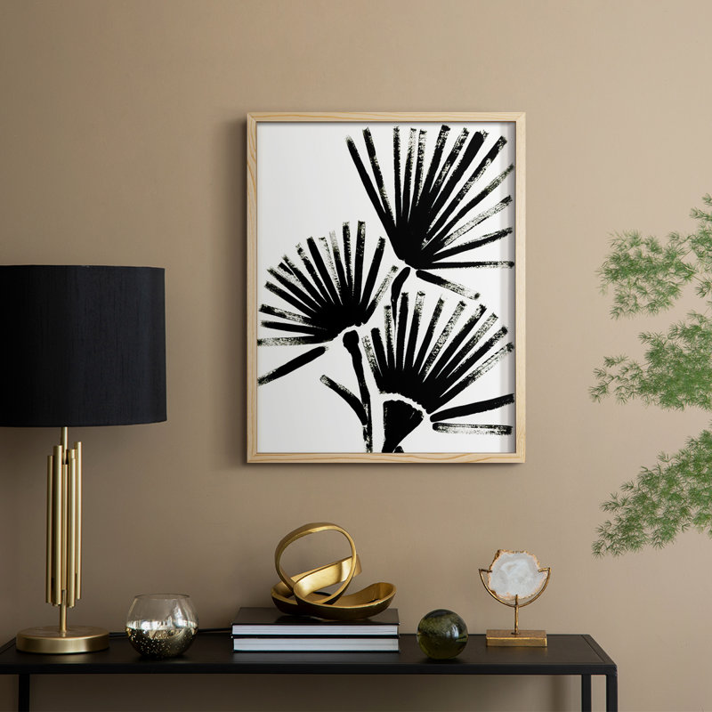 «Fan Brush I», H 30 po x l 24 po, Naturel