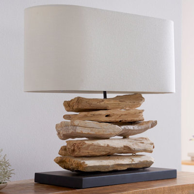 Raina 50cm Light Brown Table Lamp
