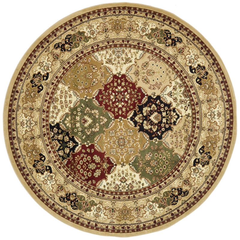 Tapis damassé Malayah Performance, Rond 10pi