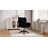 Teddy Home Office Computer Chair with 3.9" Adjustable Height, 360° Swivel Wool‑Like Texture Ergonomic Task Chair, Vanity Chair for Makeup Room-1242593403-1242593400