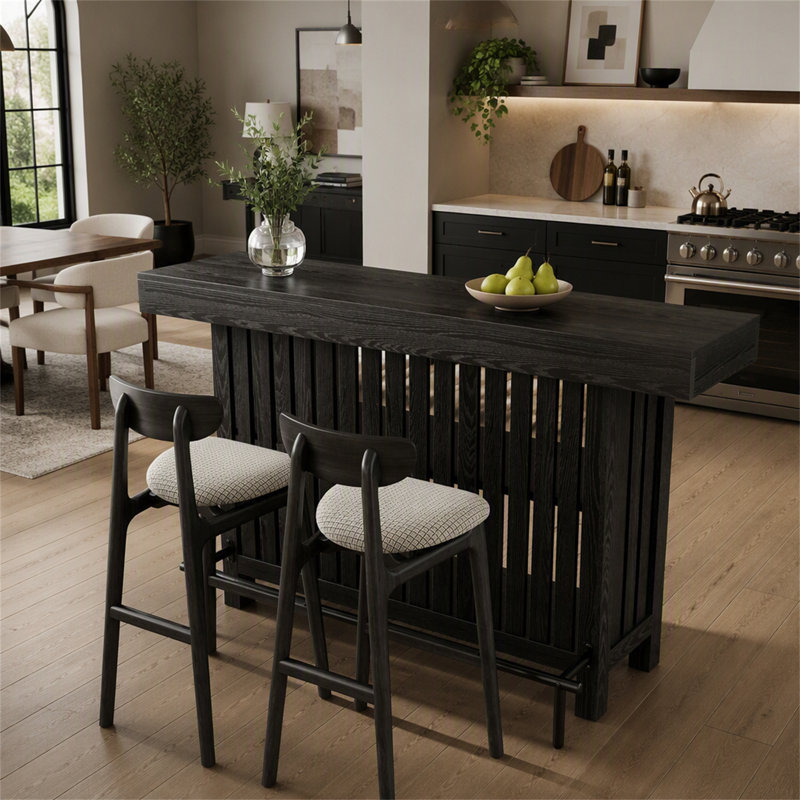 2-Tier Bar Table with Footrest
