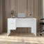 Bureau blanc à 2 tiroirs avec 1 verrouillable