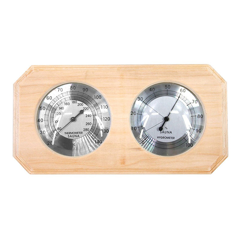 ALEKO Wood Thermometer / Hygrometer