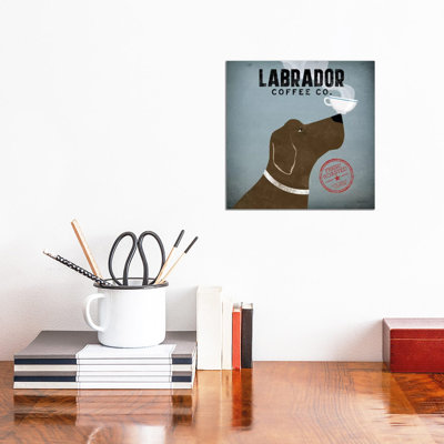 Labrador Coffee Co. by Ryan Fowler - Wrapped Canvas Painting