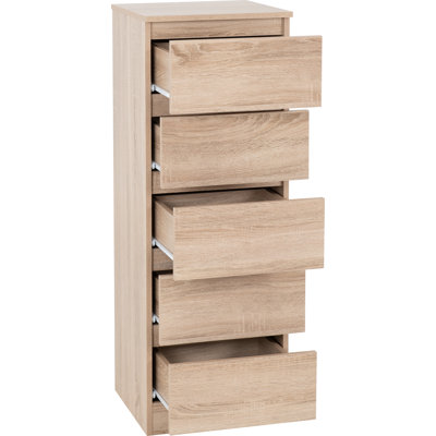 40cm W 5 - Drawer Chest of Drawers