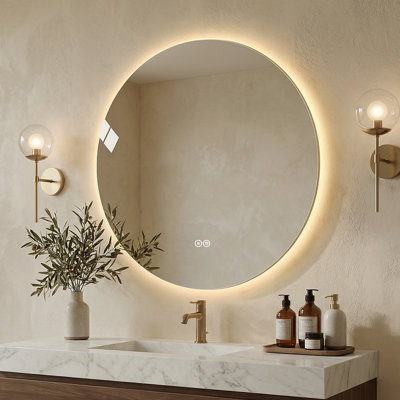 Round Wall Vanity Mirror