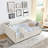 Daybed With Trundle Upholstered Tufted Sofa Bed, With Two Drawers, Queen Size, Boucle Fabric, Beige