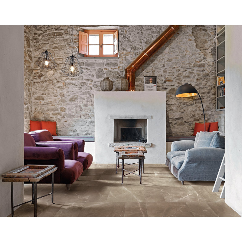 IL Lusso Amani bronze 12 x 24 mat, Brun clair mat