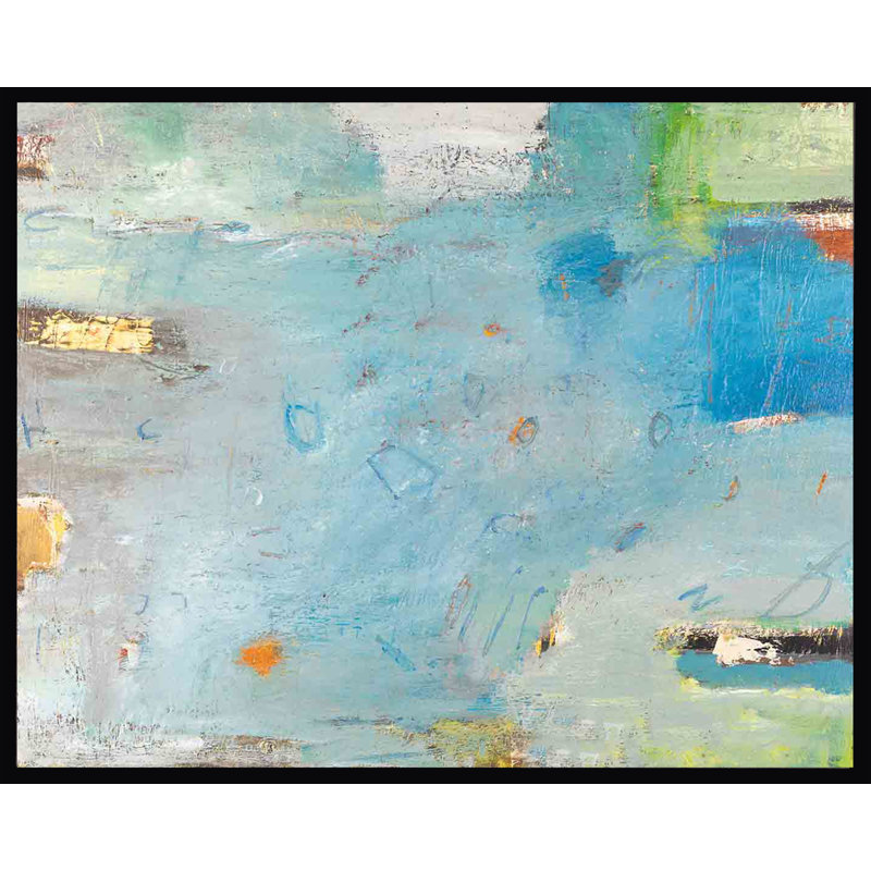 Blues Painting, Black Framed