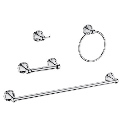4 - Piece Bathroom Hardware Set