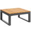 7-piece Modular Outdoor Sofa Set With Wpc Table & 10 Cm Cushions