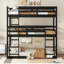 Twin Over Twin Triple Bunk Bed-749262295