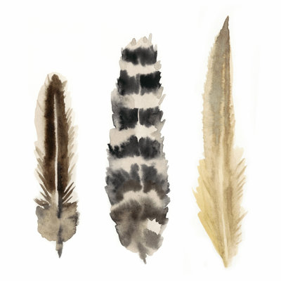 " Watercolor Plumes II " by Naomi McCavitt Painting Print
