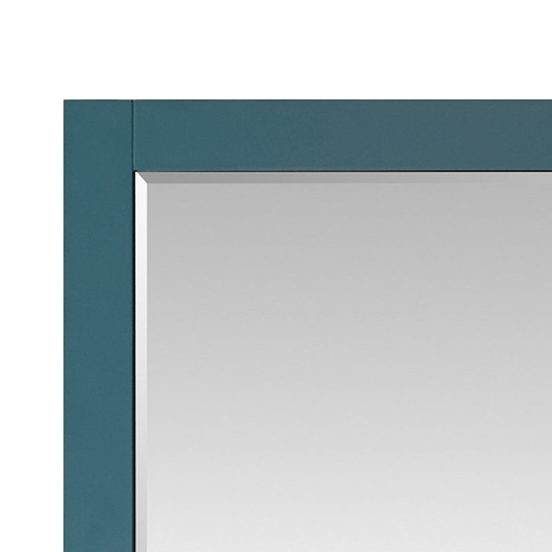 Ivy Wood Wall Mirror, 36" x 48", Royal Blue