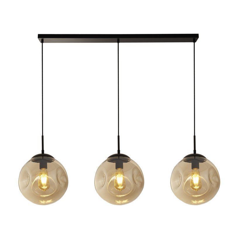 Deidra 3 - Light Black Kitchen Island Pendant