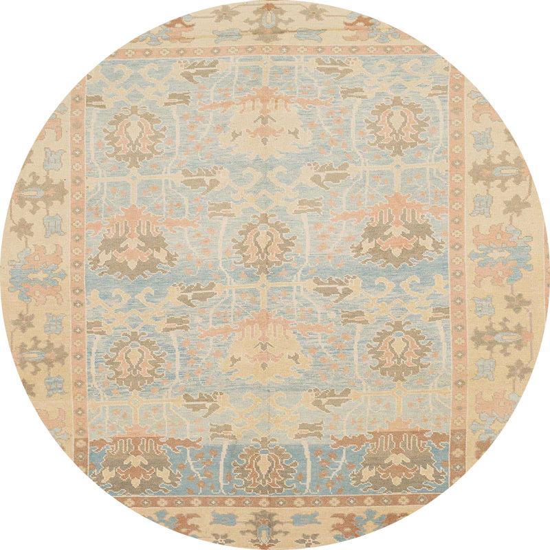 Tapis abstrait moderne 1611, Rond 6 pi