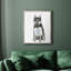«Love and Husky», toile encadrée de qualité supérieure - prête à être accrochée-1125024512-1125024543