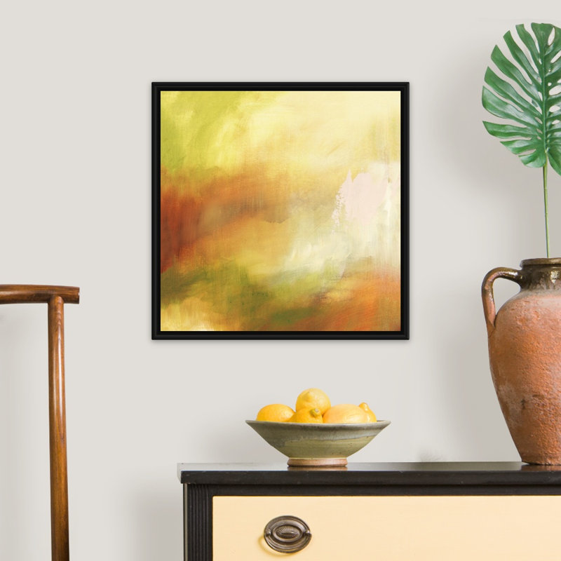 Painting Print, 22" H x 22" W x 1.75" D, Black Floater Framed